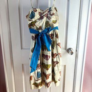 Strapless Butterfly Dress